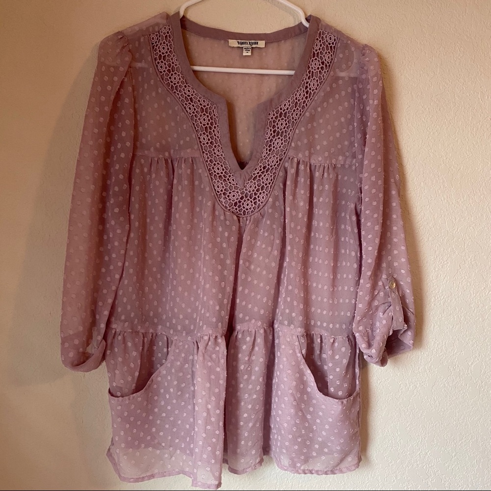 3/$10 🎉- Lavender Daniel Rainn Top